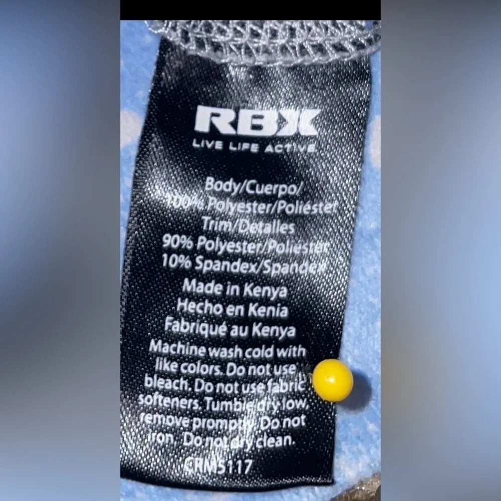 EUC RBX Active Performance Men's Basketball Shorts Size Large Elastic Waist